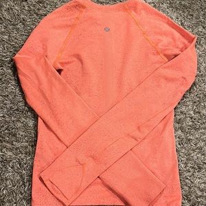 LULULEMON orange swiftly tech long sleeve brand new!! SIZE 2
